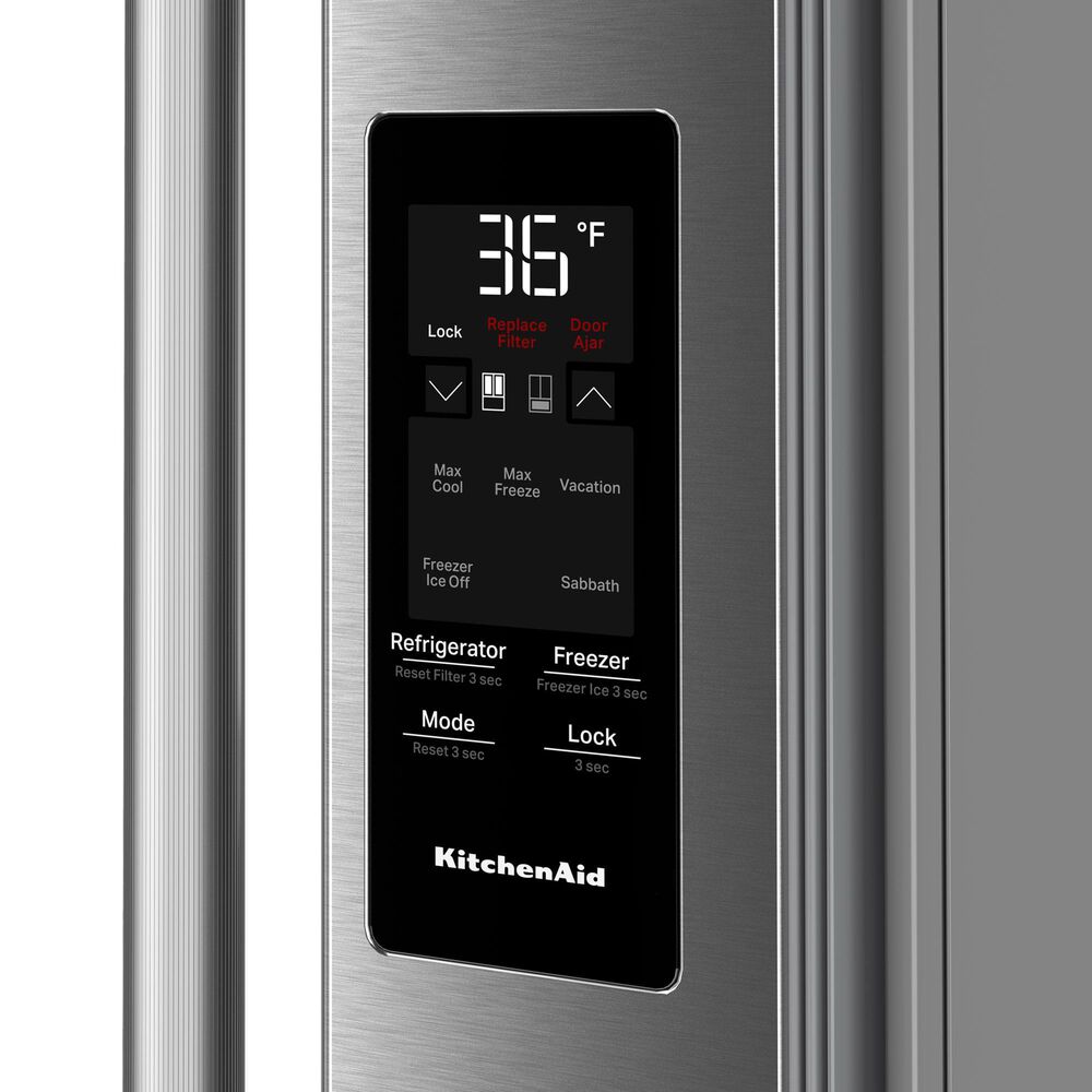 KitchenAid 30.52 Cu. Ft. French Door Refrigerator in Stainless Steel with PrintShield, , large