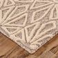 Feizy Rugs Enzo 8" x 11" Ivory and Taupe Area Rug, , large