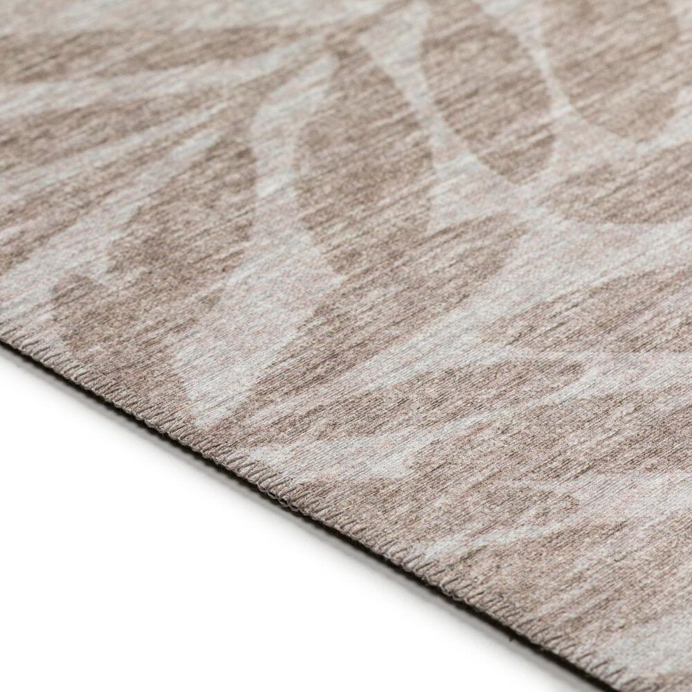 Dalyn Rug Company Sedona Floral 2&#39;3&quot; x 10&#39; Putty Indoor/Outdoor Performance Runner, , large
