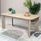 LH Imports Haru Extension Dining Table in Sand Wash  - Table Only, , large