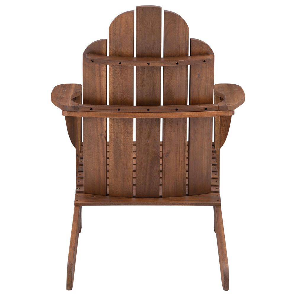 Linon Home Decor Adirondack Patio Chair in Acorn, , large