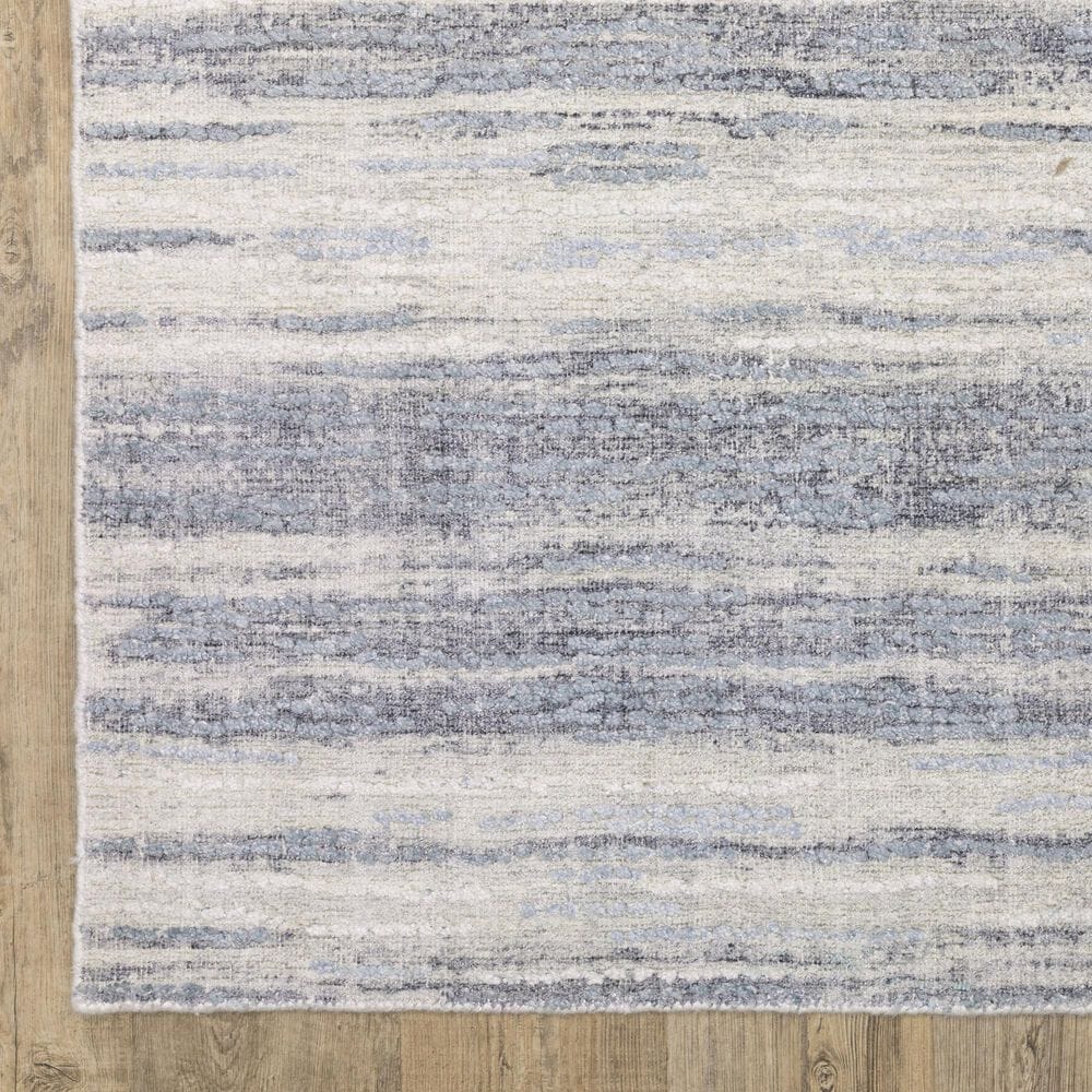 Oriental Weavers Clarke Ivory and Blue 6&#39; x 9&#39;Area Rug, , large