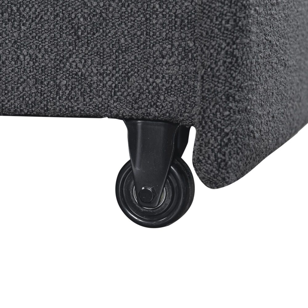 Lifestyle Solutions Galloway Convertible Sofa in Charcoal, , large