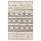 Surya Alyssa 5" x 7"6" White, Black, Brown and Blue Area Rug, , large