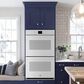 GE Appliances 30" Smart Built-In Self-Clean Double Wall Oven with Never-Scrub Racks in White, , large