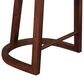 Home Trends & Design Lenox 17" Counter Stool in Walnut Brown, , large