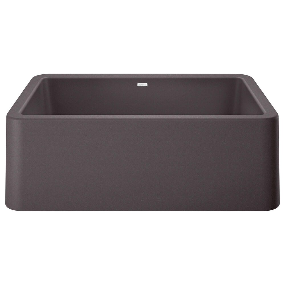 Blanco Ikon 30" Apron Single Bowl Farmhouse Sink in Cinder, , large