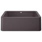 Blanco Ikon 30" Apron Single Bowl Farmhouse Sink in Cinder, , large