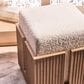 Universal Furniture Carmen Bunching Stool in Skylark, , large