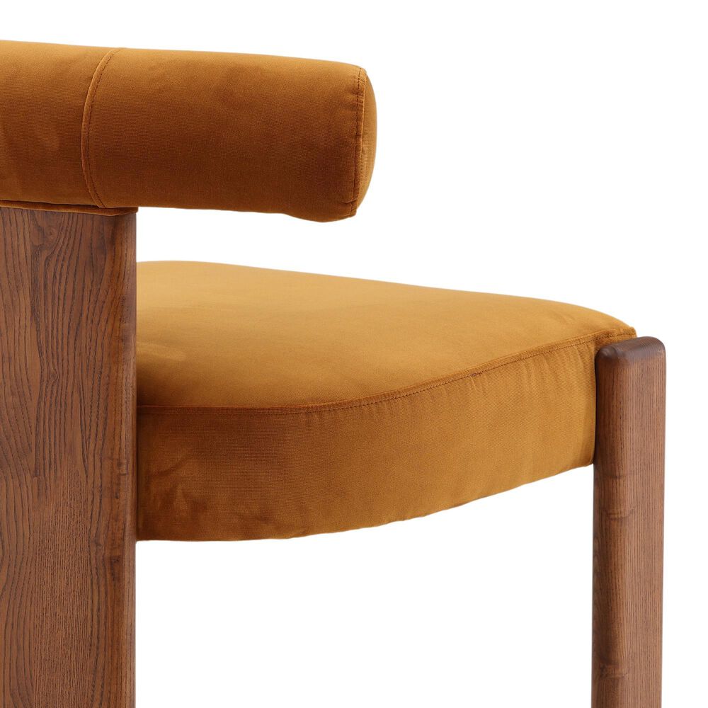 Blue Sun Designs Gwyneth Side Chair in Medium Brown, , large