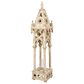 Maple and Jade 55" Vintage Lantern in Distressed White, , large