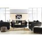 Ashley Darcy Standard Ottoman in Black, , large