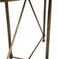 Timeless Designs Colmar Console in Antique Brass and White, , large