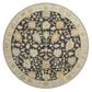 Dalyn Rug Company Hatay HY2 8" Round Black Area Rug, , large