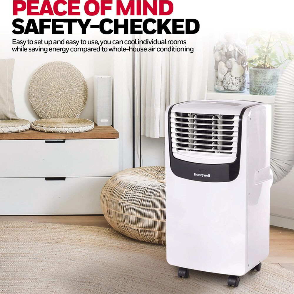 vervoer In Extreme armoede Honeywell 10000 BTU Portable Air Conditioner with Dehumidifier and Fan in  White and Black | NFM