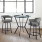 Blue River Naomi and Lorin 3-Piece Counter Height Dining Set in Matte Black, , large