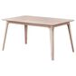 New Heritage Design Oscar 5-Piece Rectangular Dining Set in White Ash, , large