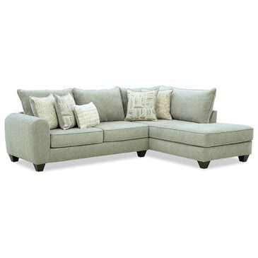 ViviCasa Giggles 2-Piece Stationary Right Facing Sectional in Ross Pepper, , large