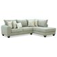 ViviCasa Giggles 2-Piece Stationary Right Facing Sectional in Ross Pepper, , large