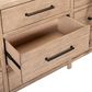 Belle Furnishings Proximity Place 9-Drawer Dresser and Mirror in Barley Buff, , large