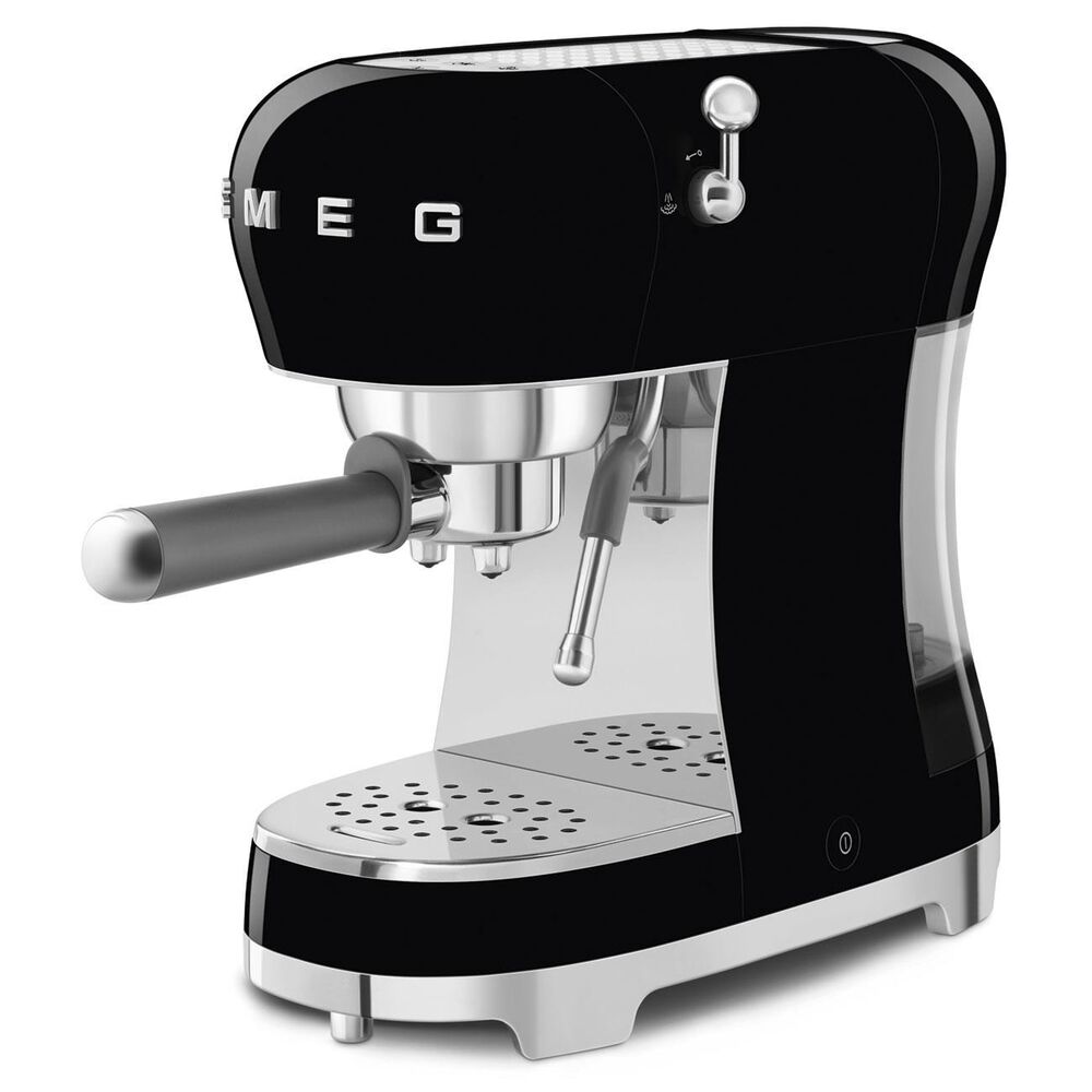 Smeg Espresso Manual Coffee Machine in Black, , large