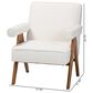 Baxton Studio Georgina Accent Chair in Cream, , large