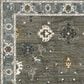 Oriental Weavers Ellington 7"10" x 10"10" Grey and Blue Area Rug, , large