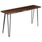 Waltham Nature"s Edge Sofa Table and Three Stools in Light Chestnut, , large