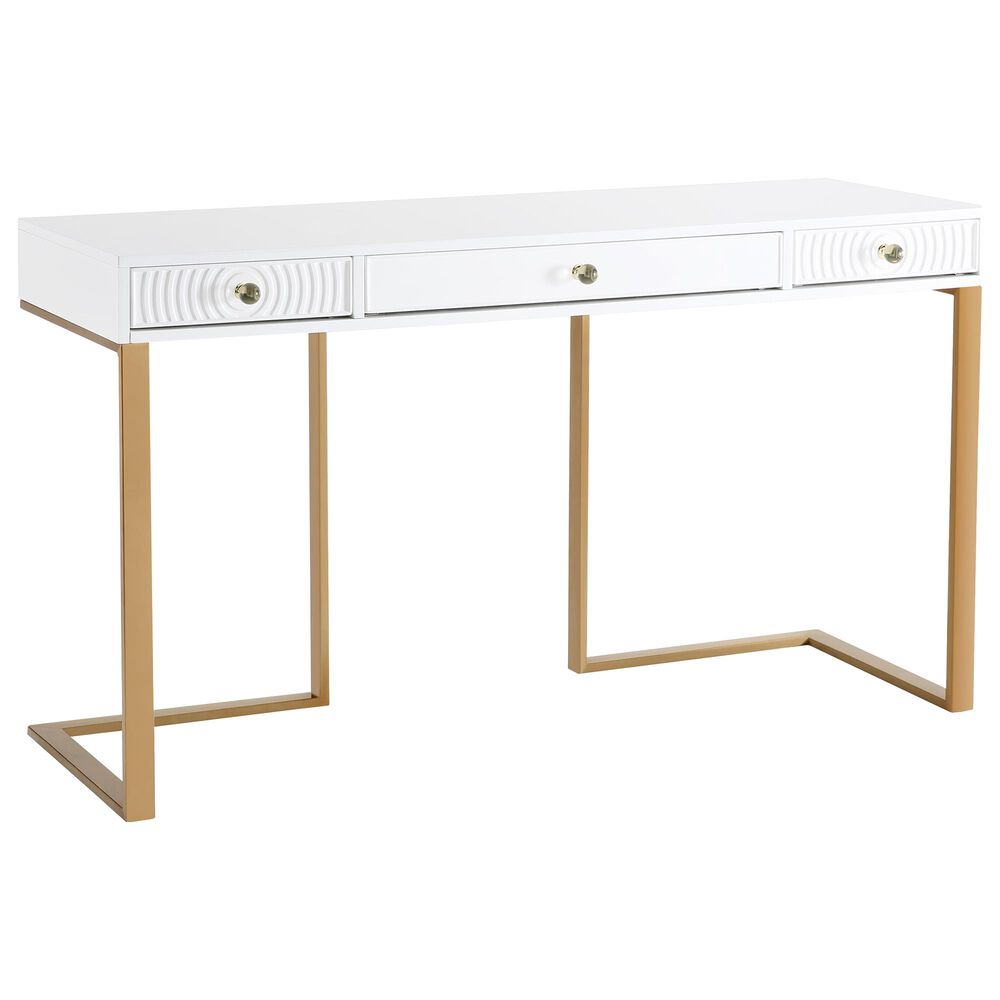 Tov Furniture Janie Desk in White, , large
