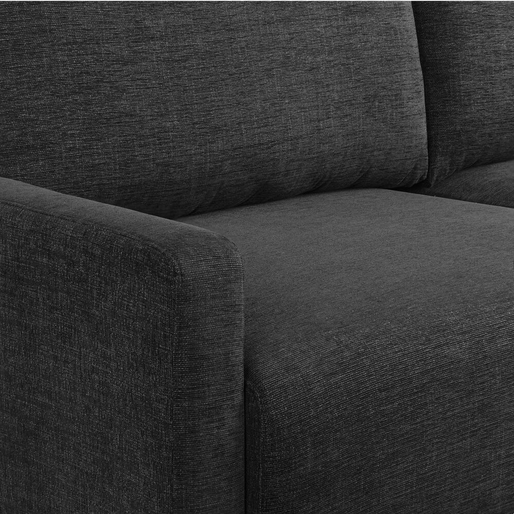 Lifestyle Solutions Glenmont Convertible Sofa in Black, , large