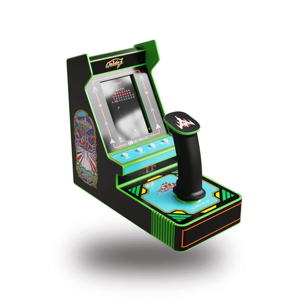 My Arcade Galaga Joystick Player Portable Console in Green, , large