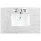 James Martin Vanities Brookfield 26" Single Bathroom Vanity in Antique Black with 3 cm Eternal Jasmine Pearl Quartz Top and Rectangle Sink, , large