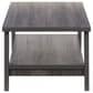 CorLiving Hollywood Coffee Table with Curved Legs in Dark Grey, , large