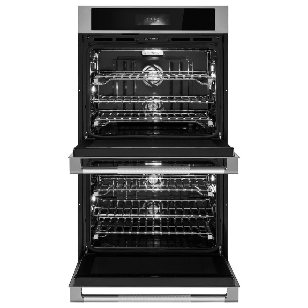 JennAir Rise 30" Smart Double Wall Oven with V2 Vertical Dual-Fan in Stainless Steel, , large