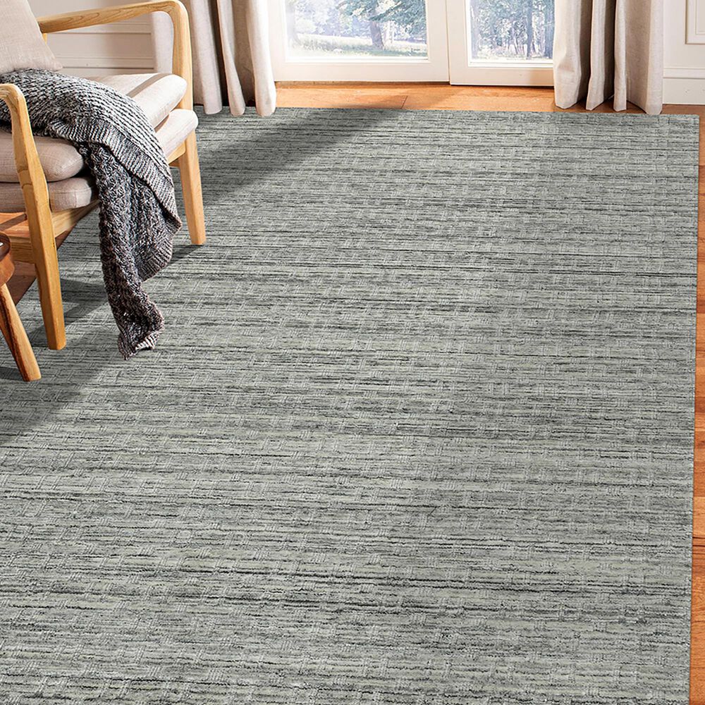 Amer Rugs Houston 3&#39;6&quot; x 5&#39;6&quot; Light Gray Area Rug, , large