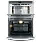 GE Profile 2- Piece Kitchen Bundle with a 30" Gas Cooktop and a 30" Built-In Combination Microwave/Wall Oven in Stainless Steel, , large