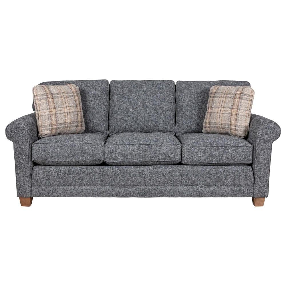 Smith Brothers Stationary Sofa in Blue, , large