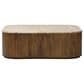 Amber Lewis x Four Hands Prescott Coffee Table in Fossil Marble, , large