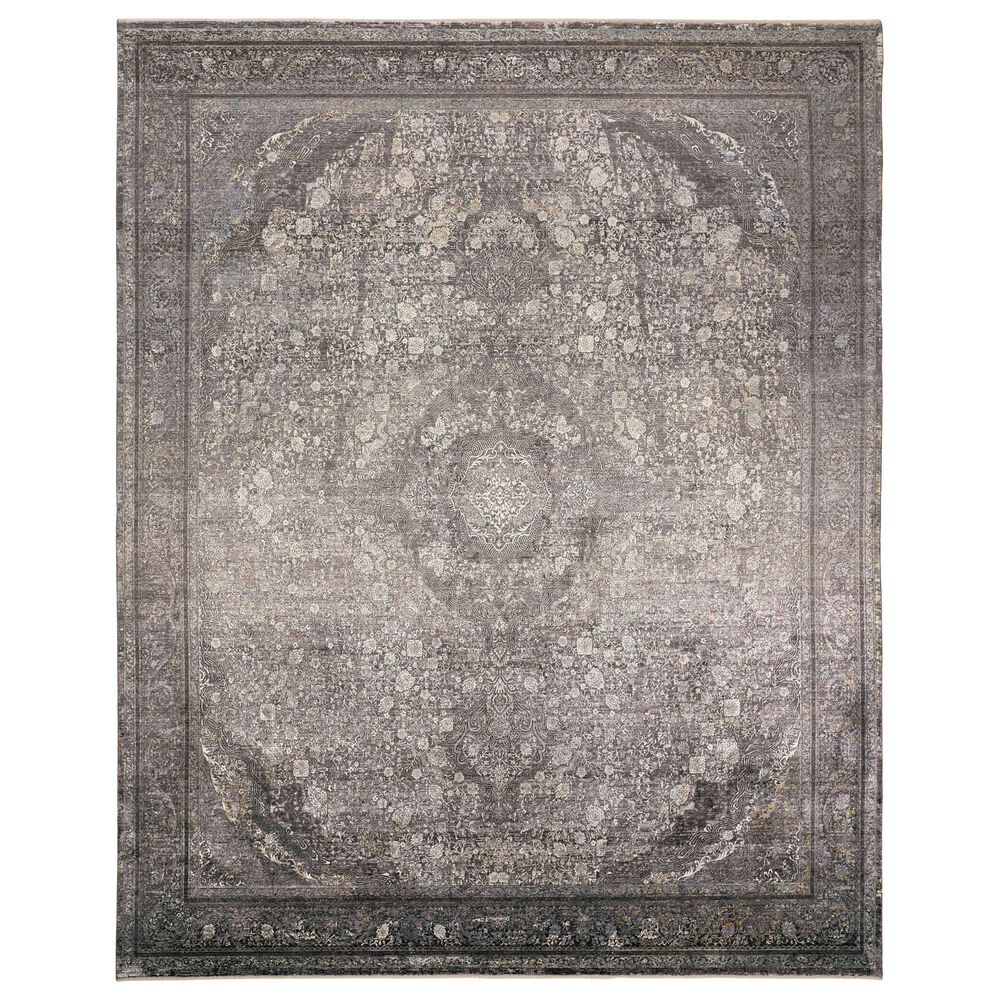 Feizy Sarrant 5" x 7"2" Charcoal Area Rug, , large