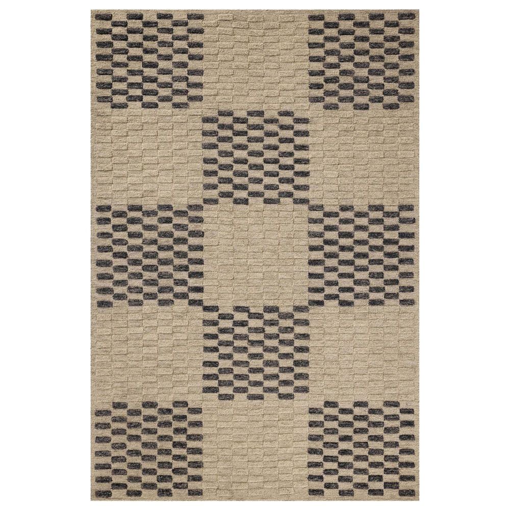 Chris Loves Julia x Loloi Bradley 11"6" x 15" Beige and Midnight Area Rug, , large