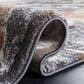 Safavieh Cyrus Shag 2"2" x 7"9" Dark Grey and Orange Runner, , large