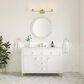 James Martin Vanities Chicago 48" Single Bathroom Vanity in Glossy White with 3 cm Lime Delight Quartz Top and Rectangular Sink, , large