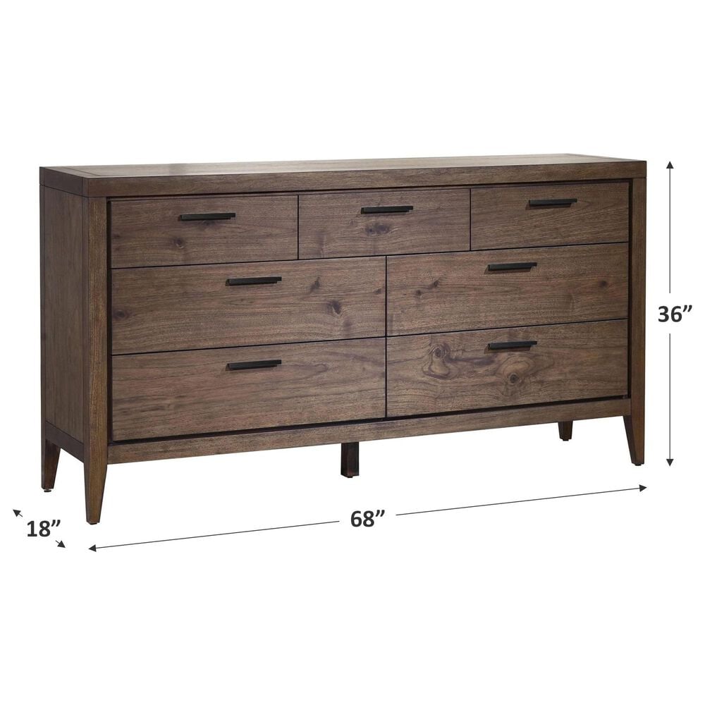 Urban Home Boracay 7-Drawer Dresser in Wild Oats Brown, , large