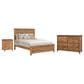 Briarwood Restful Retreat Queen Panel Bed with Dresser and Nightstand in Iced Coffee, , large