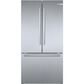 Bosch 36" French Door 3-Door Refrigerator in Stainless Steel, , large
