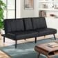 Lifestyle Solutions Cotez Convertible Sofa in Black, , large