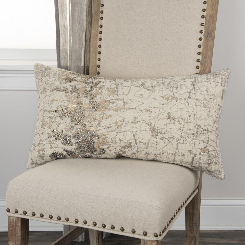 Rizzy Home 14" x 26" Pillow Cover in Beige, , large
