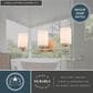 Vaxcel Park Ridge 3-Light Bathroom Vanity in Champagne Gold, , large