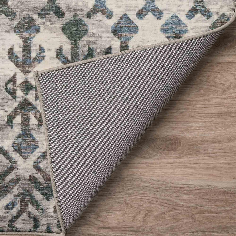 Dalyn Rug Company Brisbane BR8 5&#39; x 7&#39;6&quot; Silver Area Rug, , large