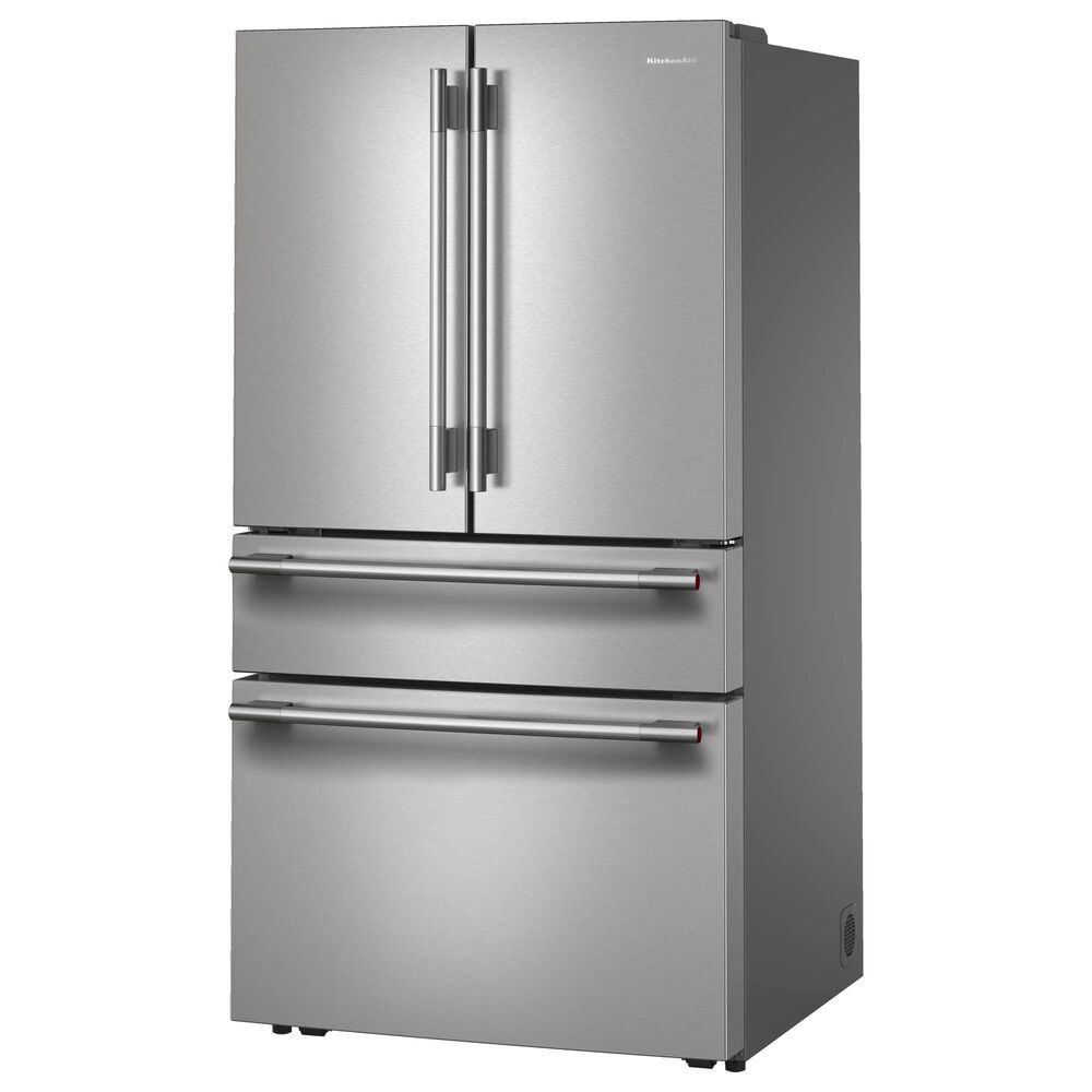 KitchenAid 30 Cu. Ft. French Door Refrigerator with FreshChill Full-Width Drawer in PrintShield Stainless Steel, , large